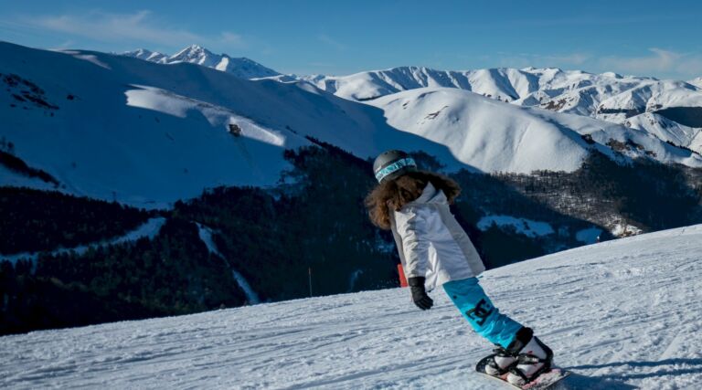 Snowboard - Station Luchon Superbagnères