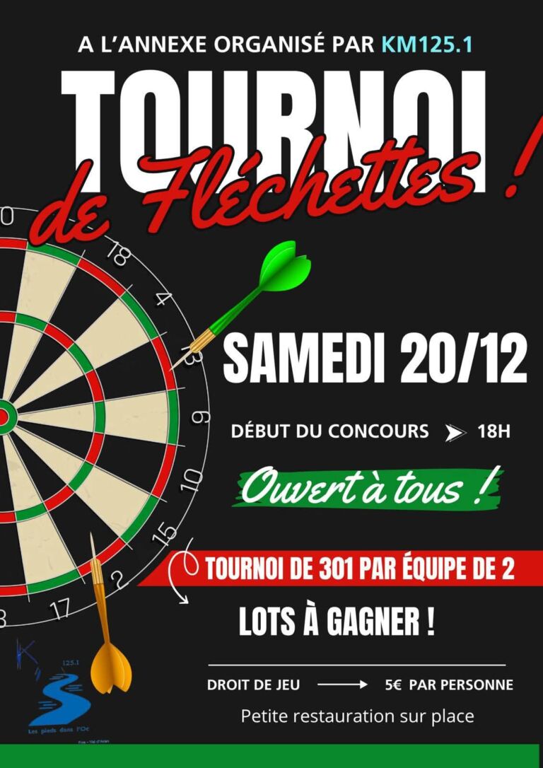 tournoi de flechette