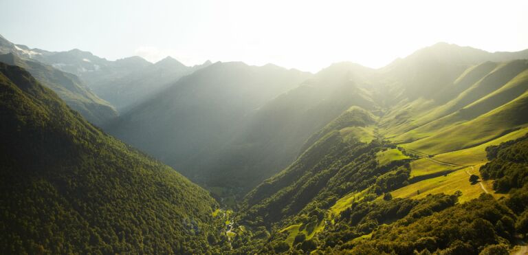 Vue vallée du lys